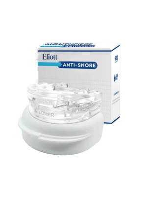 Eliott Anti Snore Mouthpiece - Adjustable Medical-Grade Night Guard for Snoring & Teeth Grinding (Universal Fit for Adults)