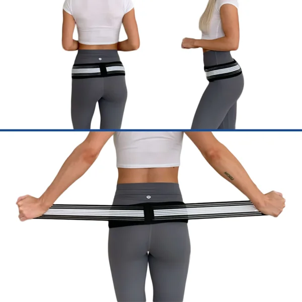 Eliott Back Pain Relief Belt - Posture Corrector & Postpartum Shaper, Breathable & Comfortable Support, Fits Pregnancy/Office/Sports, 3 Sizes for All Body Types